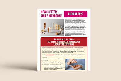 Newsletter sulle mandorle, autunno 2025